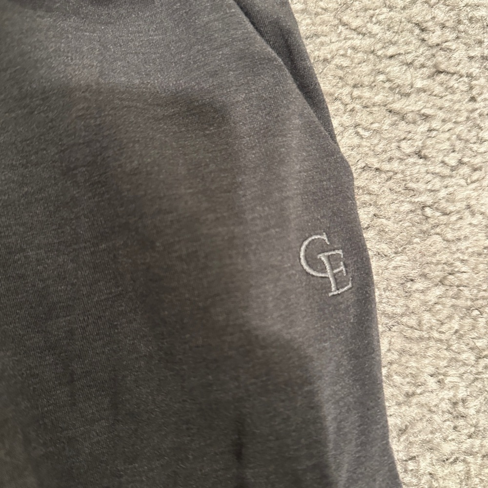 Cozy Earth Brushed Bamboo Pullover Crew and Jogger Pant Set - Graphite - Picture 10 of 11